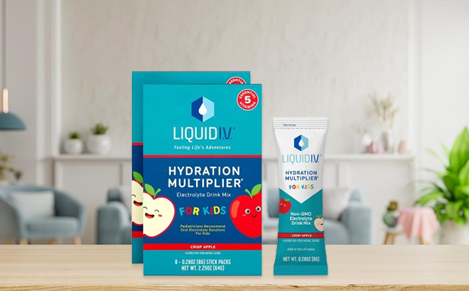 Liquid I V Hydration Multiplier Kids in Crisp Apple Flavor