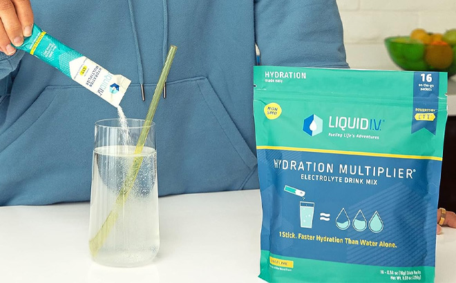 Liquid I V Hydration Multiplier in Lemon Lime Flavor