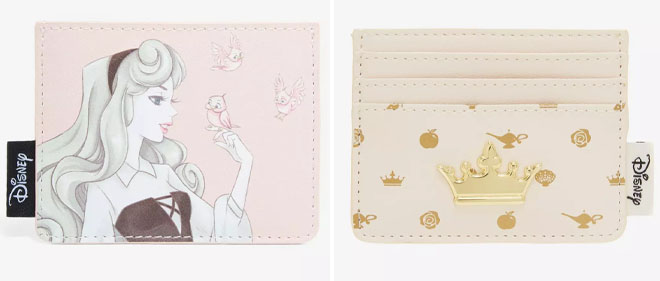 Loungefly Disney Sleeping Beauty Cardholder and Loungefly Disney Princess Icons Cardholder