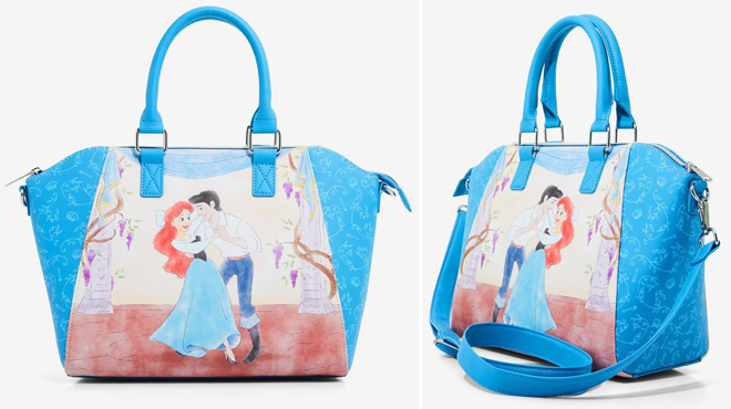 Loungefly Disney The Little Mermaid Ariel Eric Dancing Satchel Bag