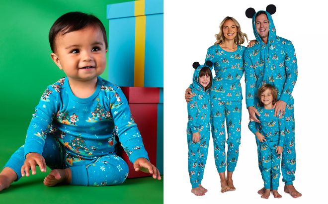 Mickey Mouse and Friends Holiday Family Matching Sleep Set for Baby