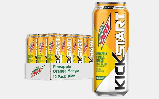 Mountain Dew Kickstart Juice 12 Count