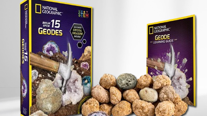 National Geographic Break Open 15 Premium Geodes