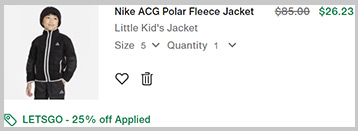 Nike ACG Polar Fleece Kids Jacket Screenshot