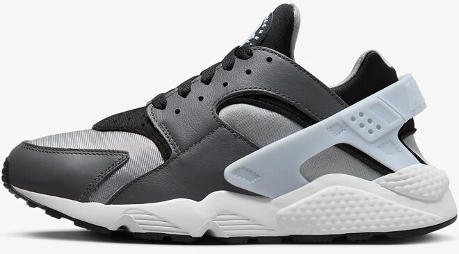 Nike Air Huarache Mens Shoes in Grey and Blue Tint Color