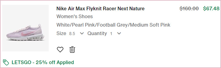 Nike Air Max Womens Shoes at Checkout