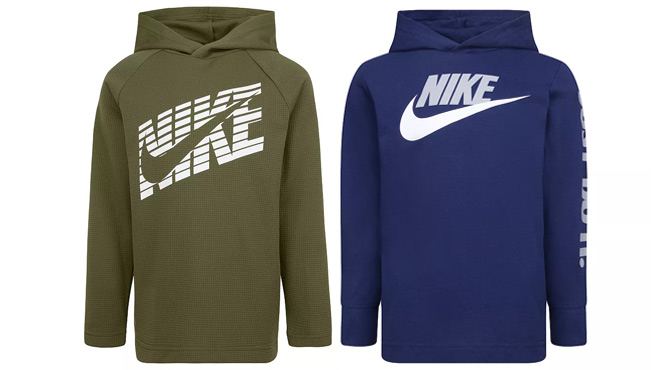 Nike Dri FIT Thermal Pullover Hoodie and Futura Hooded Logo Tee