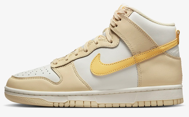 Nike Dunk High Womens Shoes in Pale Vanilla