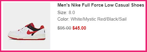 Nike Mens Shoes Price Screenshot