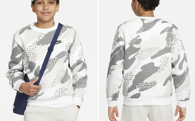 Nike Sportswear Club Fleece Big Kids Sweatshirt