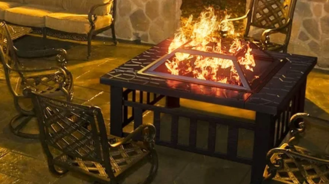 Patio Fire Pit Table