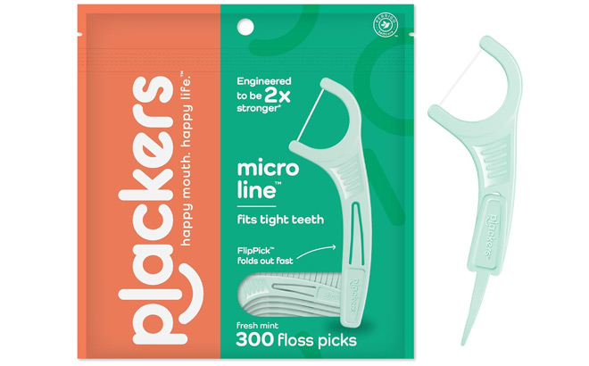 Plackers Micro Line Dental Floss Picks
