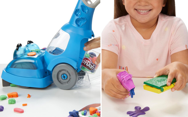 Play Doh Zoom Zoom Vacuum and Cleanup Toy