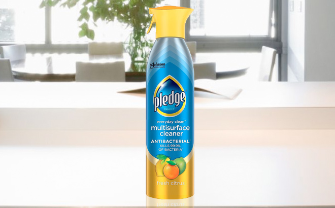 Pledge Antibacterial Multisurface Cleaner Spray Fresh Citrus Household Antibacterial Spray