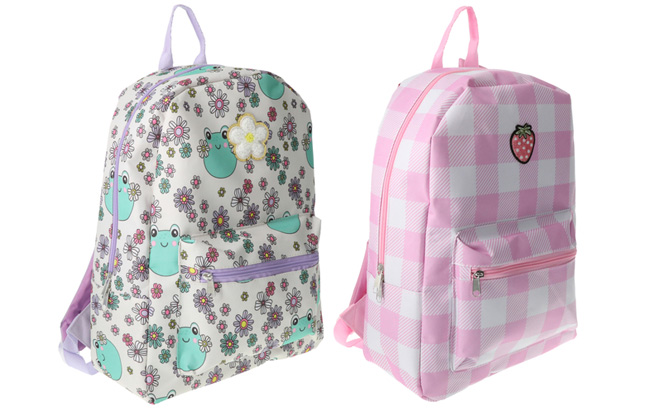 Printed Backpacks With Patch