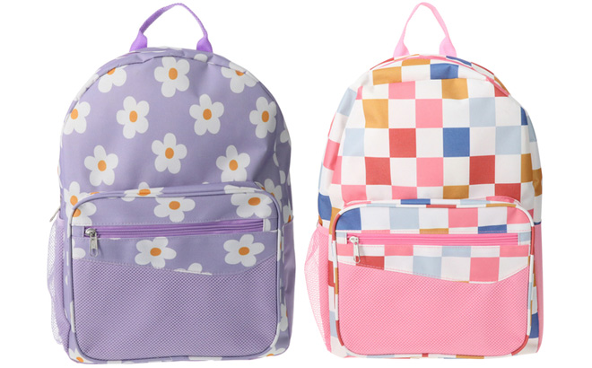 Printed Mesh Backpacks