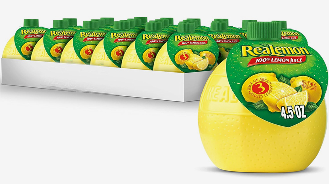 ReaLemon 4 5 Ounce Lemon Juice 24 Pack