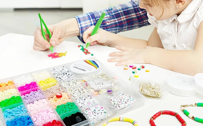 Redtwo Clay Beads Bracelet Making Kit