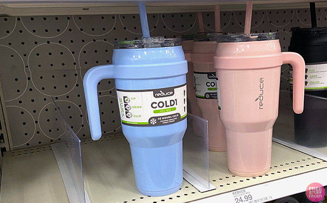 Reduce Cold1 Insulated Stainless Steel Straw Tumbler in shelf