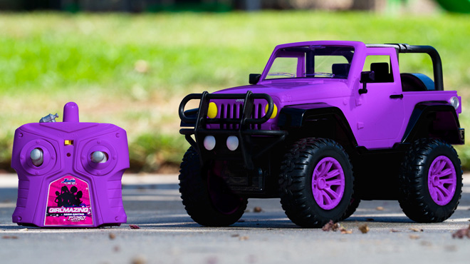 Remote Control Jeep Wrangler Toy Purple