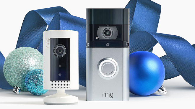 Ring Video Doorbell 3 with Indoor Security Camera