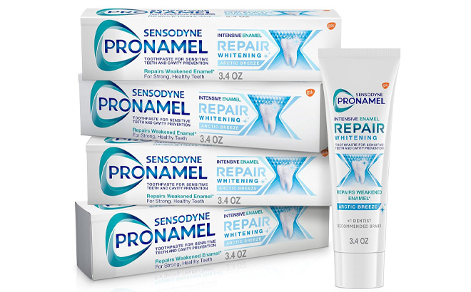 Sensodyne Pronamel Intensive Enamel Repair Toothpaste 4 Pack
