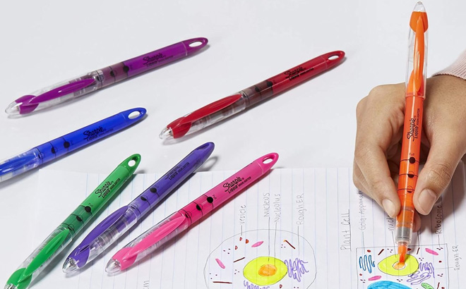 Sharpie Liquid Highlighters on the Table