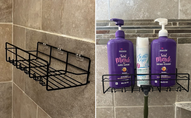 Rust-Free Shower Storage Caddy Shelves 2-Pack Only $7.98 on  (Reg.  $25)