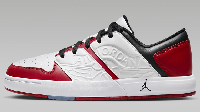 Side View Angle of Jordan Nu Retro 1 Low Shoes