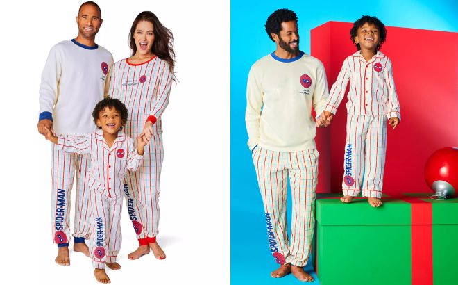 Spider Man Cozy Family Matching Sleepwear