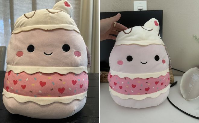 Squishmallows Official Plush 12 inch Pink Cake