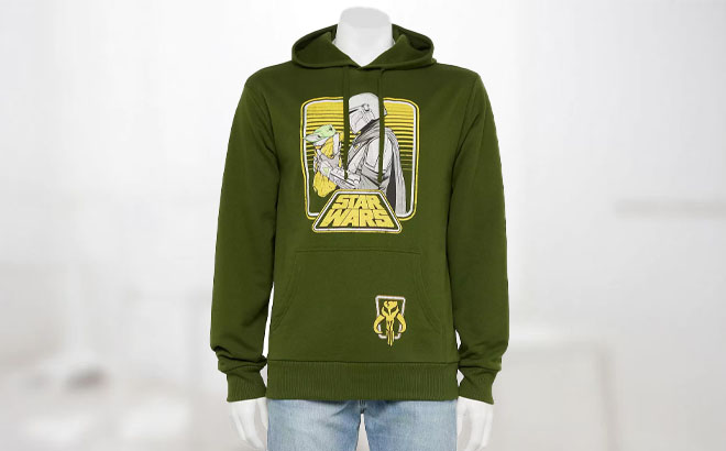 Star Wars Mens Long Sleeve Fleece Hoodie