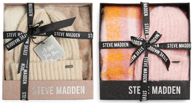 Steve Madden Beanie Scarf Set