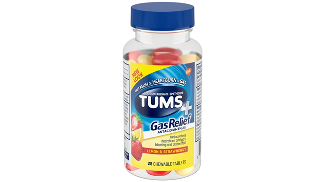 TUMS Chewy Bites Antacid Tablets 28 Count