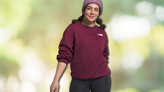 The North Face Evolution Womens Oversized Crew Sweatshirt