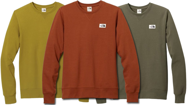 The North Face Heritage Patch Mens Crew Sweatshirt
