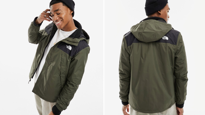 The North Face Mens Antora Jacket Green