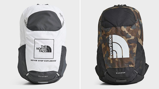 The North Face Sunder Backpack in Two Colors