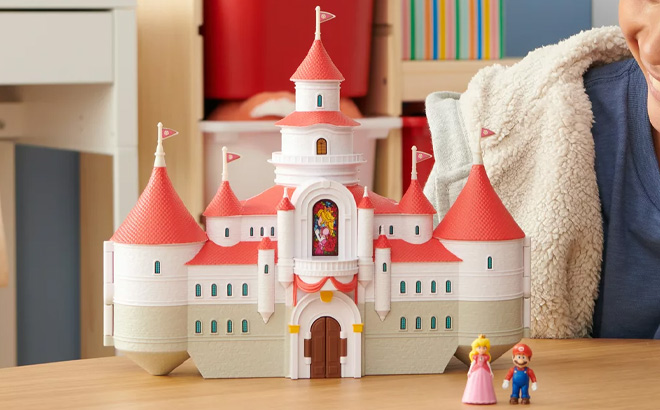 The Super Mario Bros Movie Mushroom Kingdom Castle Playset