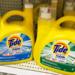 Tide Laundry Detergents on a Shelf