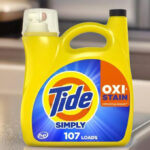 Tide Simply Oxi Boost Laundry Detergent on a Table