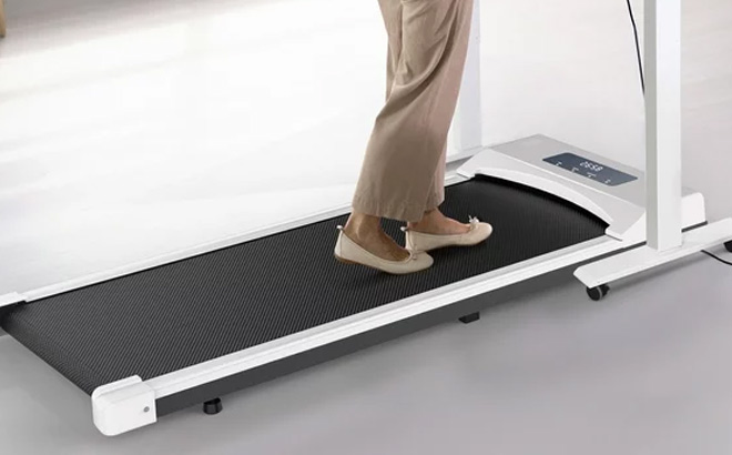 Tikmboex Under Desk Treadmill with LED Display Wireless Remote Control 2