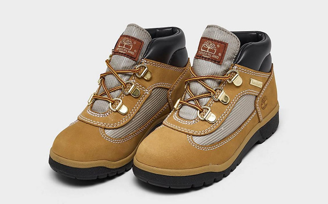 Timberland Kids Field Boots in Wheat Color