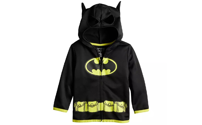 Toddler Boy Jumping Beans Batman Costume Fleece Hoodie