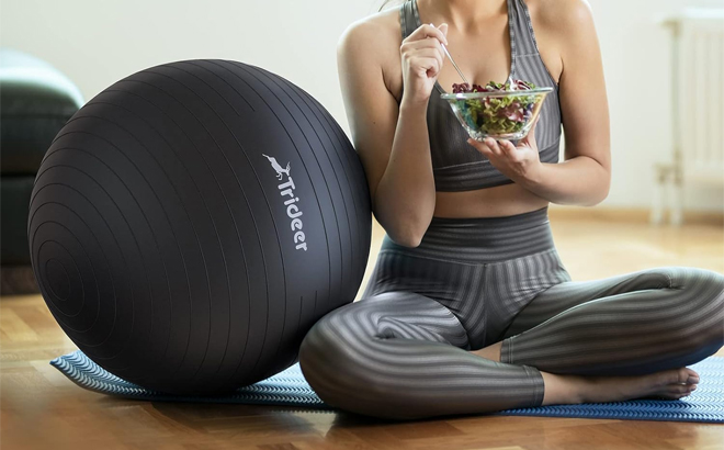 Trideer Yoga Exercise Ball for Working Out