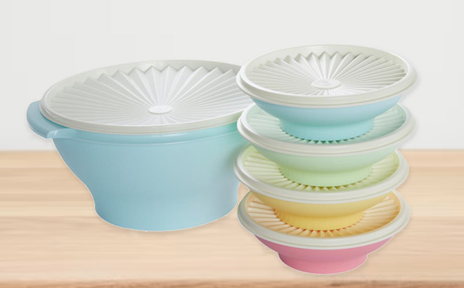 Tupperware Heritage 10 piece Serve and Store Set