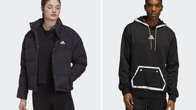 Two Different Styles of Adidas Jackets