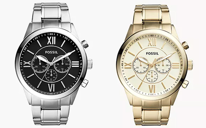 Two Fossil Mens Watches