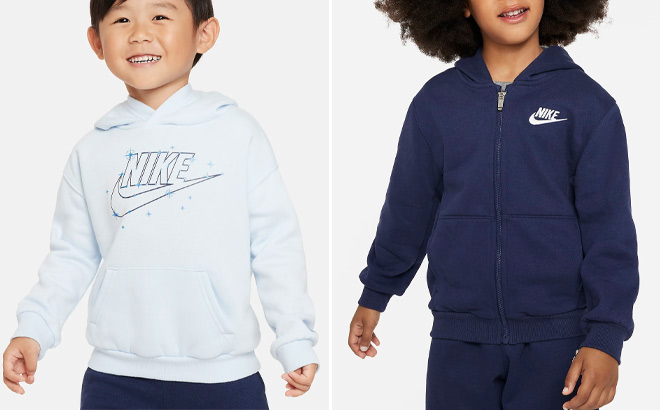 Two Nike Hoodies for Kids