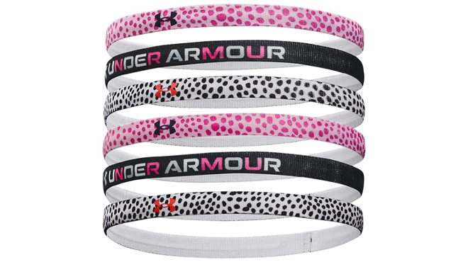 Under Armour Girls Graphic Headbands 6 Pack